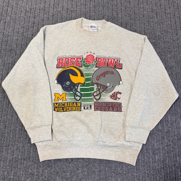 Vintage Oregon Ducks 1998 Rose Bowl Crewneck Large